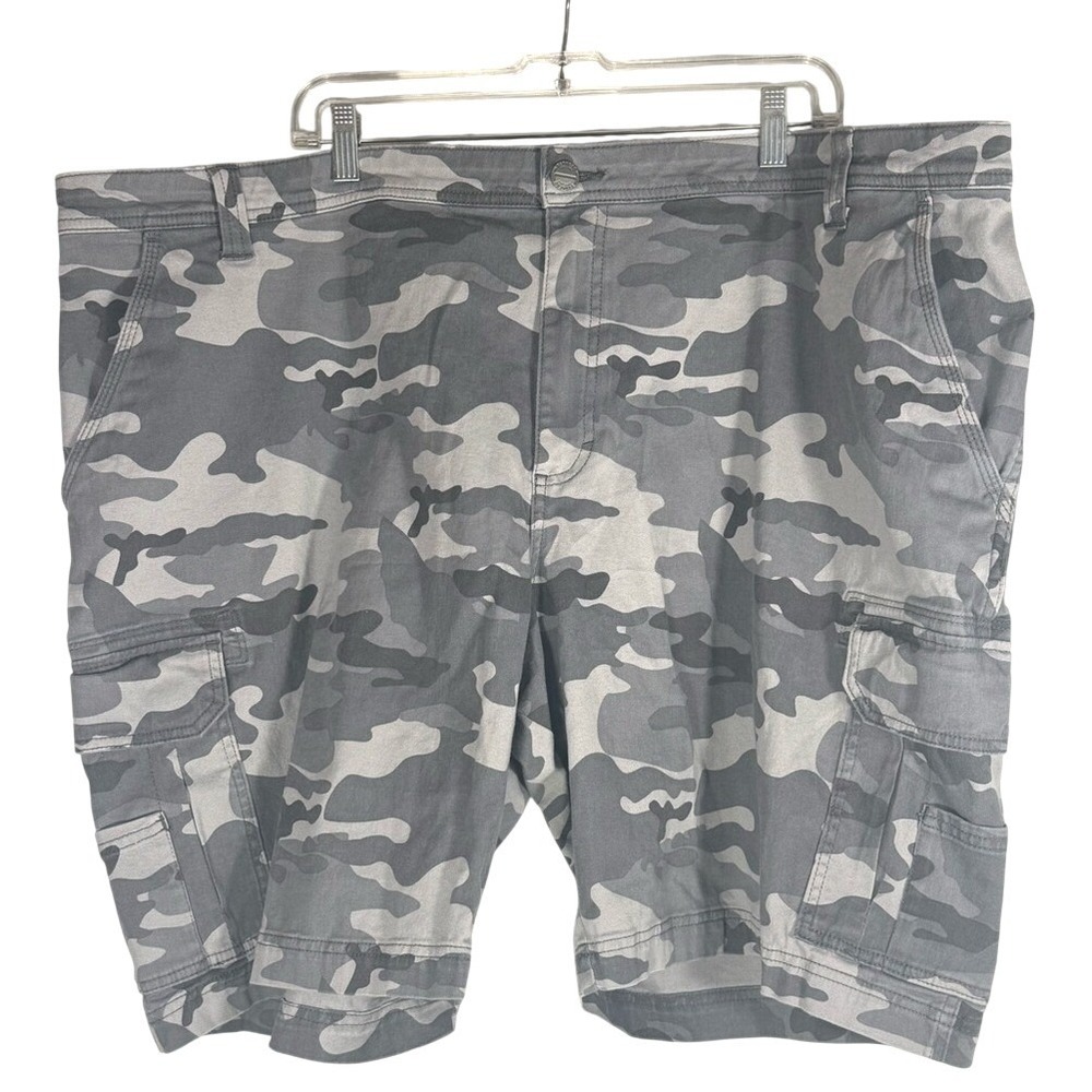 Redhead 48 Men's Gray Camouflage Cargo Shorts 9.5" inseam